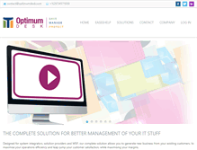 Tablet Screenshot of optimumdesk.com